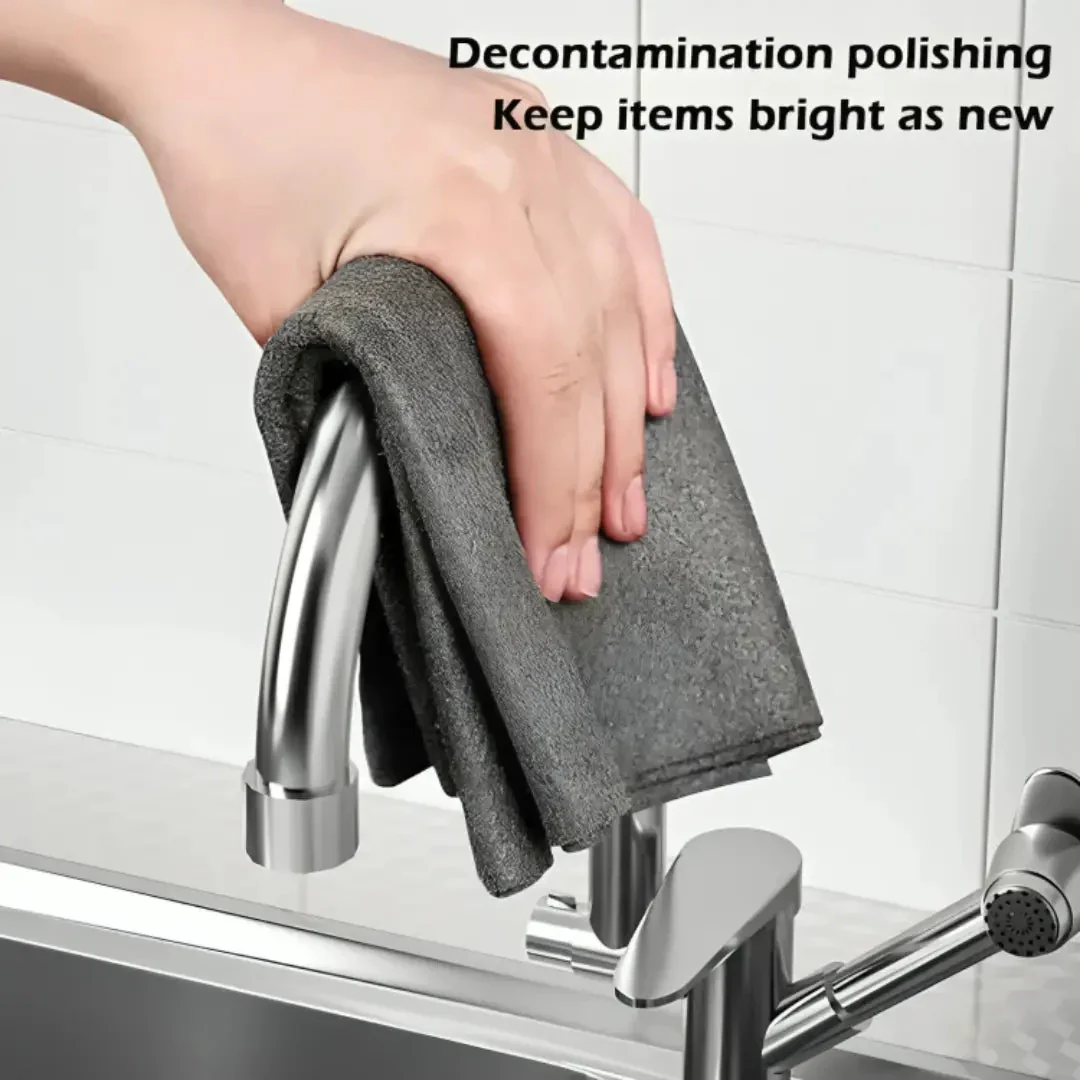 Microfiber Cleaning Cloth Roll – (20 Sheets) Reusable & Super Absorbent - Image 5