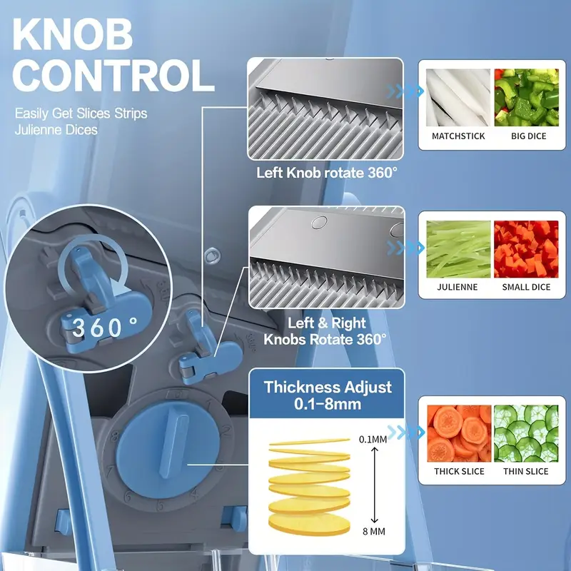 One-Press Vegetable Cutter & Slicer - Image 7